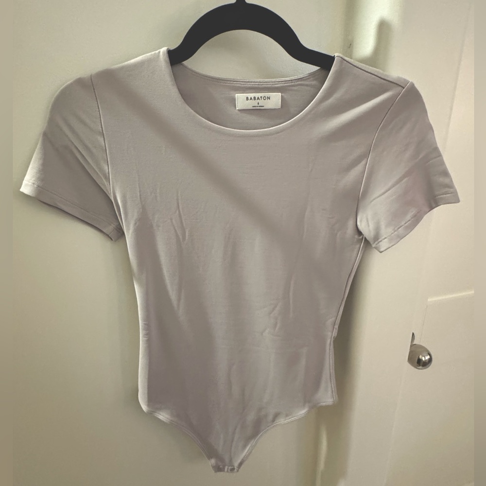Aritzia Contour Crew Shortsleeve Bodysuit